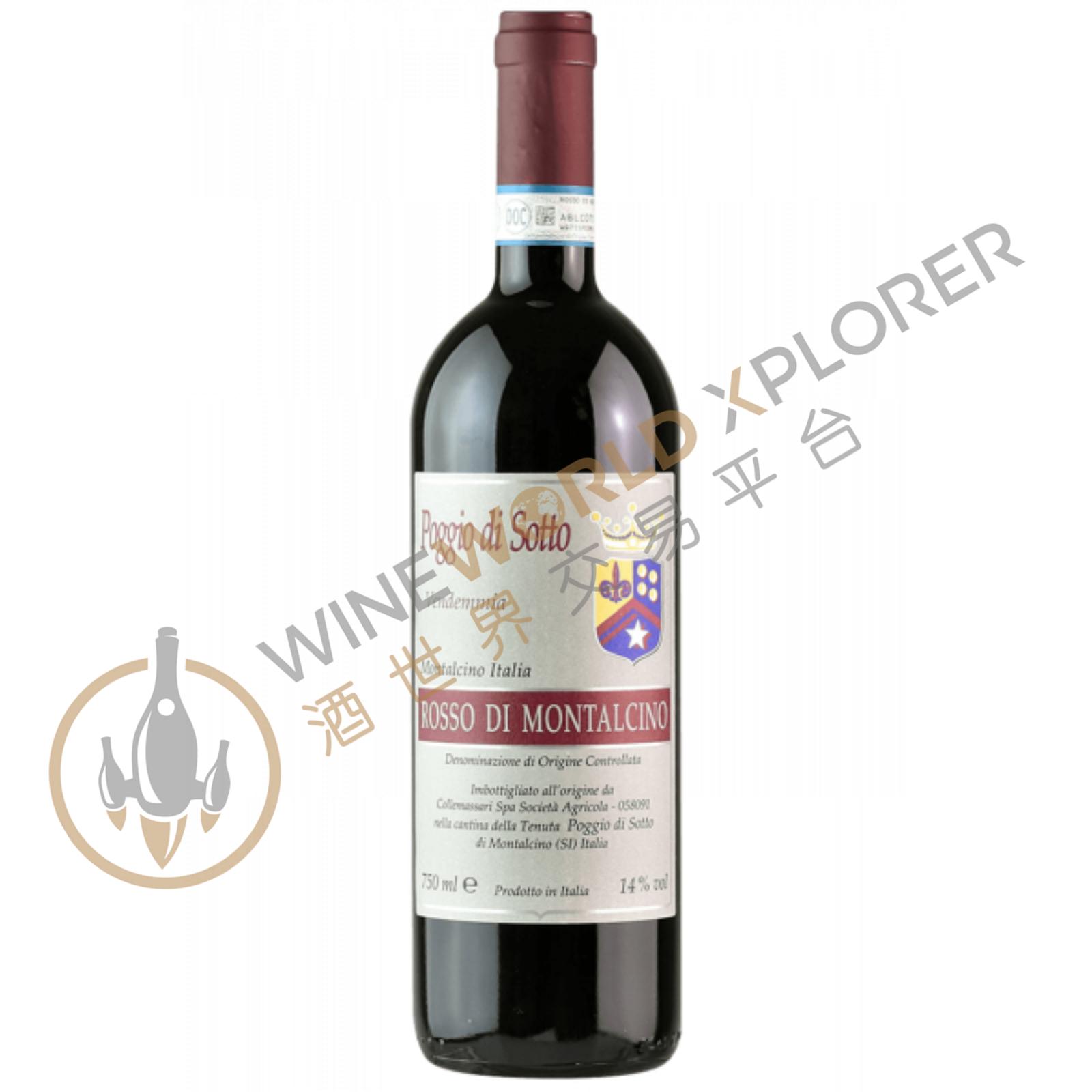 ワイン Poggio di Sotto Rosso di Montalcino 2018 Poggio di Sotto, Rosso di Montalcino 2018 - WineWorld Xplorer